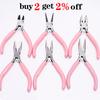 Pink End Cutting Wire Pliers Equipment Multifunctional Hand Tools Jewelry Pliers Fit Beadwork Repair Beading DIY Handmade Making
