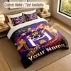 3Pcs Bedding Set Custom Name Text, 1 Sheet 2 Pillowcases Home Bed DecorAnderlecht FC