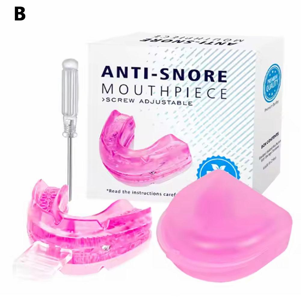 Anti-Snoring Mouthpiece Adjustable Mouth Guard for Women Men Snore Reducing Comfortable Oral Appliance Snoring Relief Device
