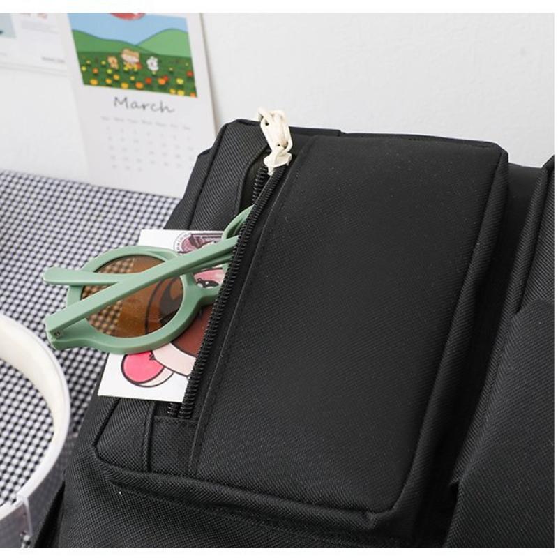 4pcs Oxford Cloth Backpack for Elementary School Students with Multiple Pockets LargeCapacity Backpack for Girls Casual Travel Four Piece Backpack Set