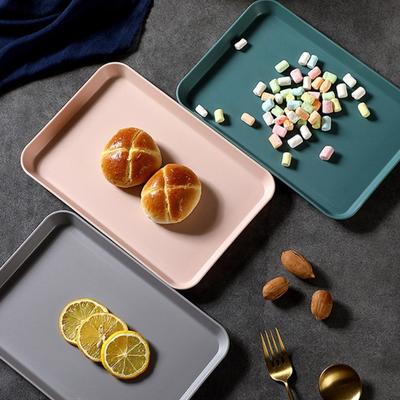 Vassoio di plastica antiscivolo per alimenti Vassoio da portata Deviazione di misurazione manuale