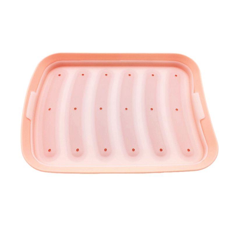 

M-Modern-Pink-6 In 1 Sausage Machine DIY Mold Making Hot Dog Handmade Ham Silicone Mold Food Machine Kitchen Cooking Gadgets Eas розовый