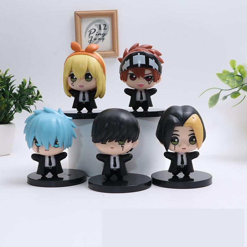 5pcs Mashle Magic And Muscles Action Figure Decor Doll Anime Collectible Toy