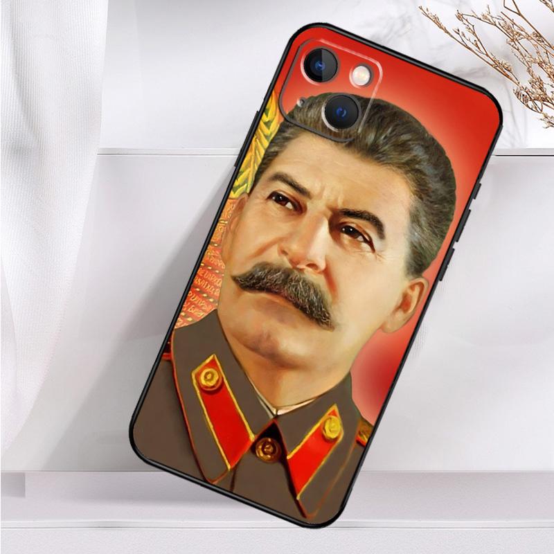 

Russian Commander Stalin Shockproof Case For iPhone 17 16 Pro Max 11 14 15 Plus 12 13 Mini 16e 17 Air Phone Cover iPhone 17Pro MAX