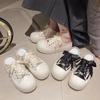 DOGHC Womens Sneakers Shoes  Fashion Platform Designer Canvas Leopard Casual New Thick Sole Flock Summer Leisure