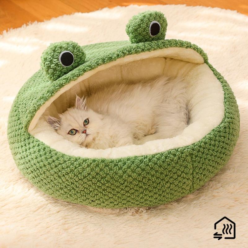 Warm Pet Nest Original Frog Series Warm Cat Nest Dog Nest Autumn and Winter House Nest Pet Supplies
