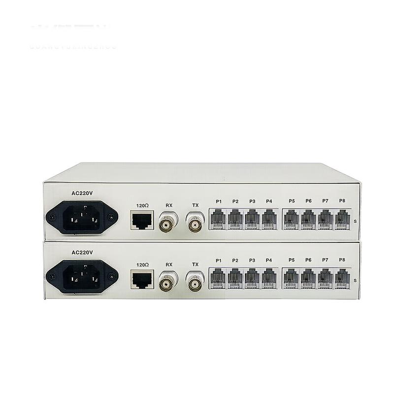JiYin E1 to Ethernet and 8-Port Voice PCM Multiplexer