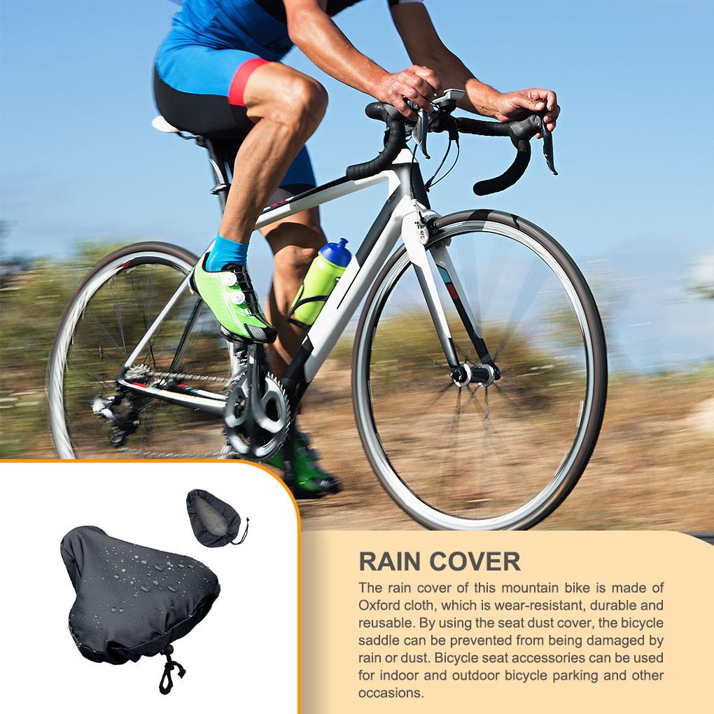 Mountain Road Bicycles Saddle Seat Dust Rain Covers Rain-proof Oxford Cloth Cushion Protector Outdoor Biking Guard