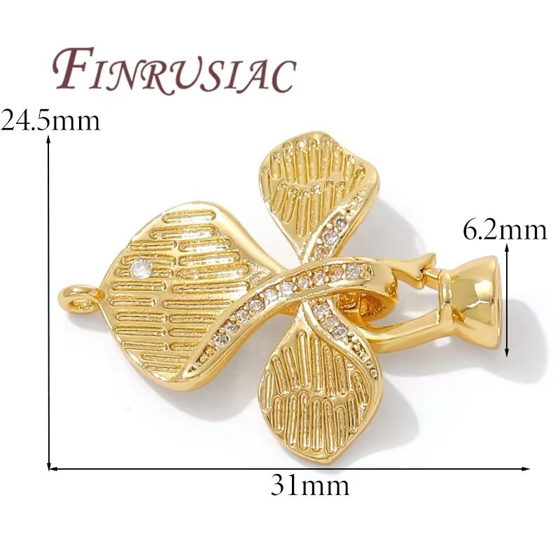 3 Styles 18K Gold Plated Multi-row Pearl Clasps For Necklaces Making,Bracelets Clasp Connectors For Jewelry DIY Accessories