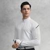 FILA Golf Series Minimalist Stylish Casual Sports Comfortable Long Sleeve T-Shirt Men tops Jade-White A11M615212FWT