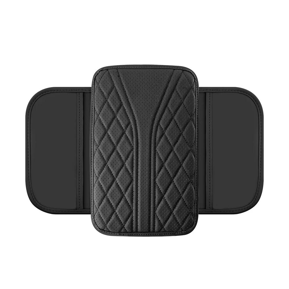 Car Armrest Seat Box Pad Pad With Phone Holder Storage Bag Car Armrest Box Cushion Car Armrest Box Heightening Pad