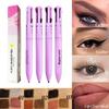 4-in-1 Makeup Pen: Lip Liner, Eyeliner, Eyebrow Pencil, High Gloss - 4 Colors