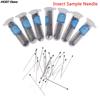 100 Pieces Insect Pins Specimen Needle Stainless Steel with Plastic Box for School Lab Entomology Body Dissection Insect Needle