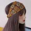 Hair Hoop Mesh Flower Headband Non Slip Wide Side Head Wrap Fashion Lace Hairbands  Party