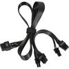 PCIE Cable for Corsair, 65CM 8 Pin To Dual 6+2 Pin PCIE Power Cable for Thermaltake, Male To Male GPU Cable for ARESGAME Modular Power Supply