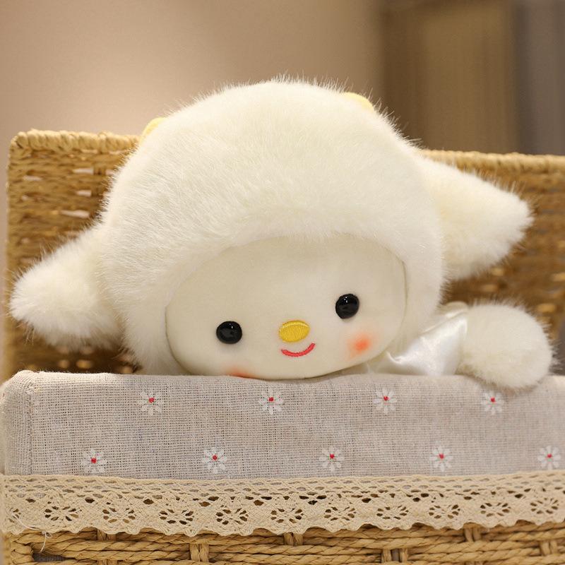 Floral Skirt Lamb Doll Pillow Good Night Floral Dress Sheep Doll Plush Toy Girl's Cute Little Lamb