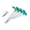 Professional T Bar Allen Wrench Set Hardened Steel Ball End Hex Key Tool with Handle for Motorcycle Bicycle Maintenance