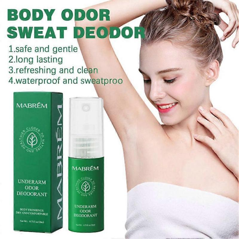 Long Lasting Body Odor Sweat Deodorant 20ml Safe Gentle Waterproof Fresh Clean Underarm Care