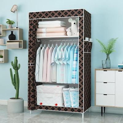 Compact Dustproof Non-Woven Fabric Wardrobe: Minimalist, Sturdy Clothing Organizer Cabinet