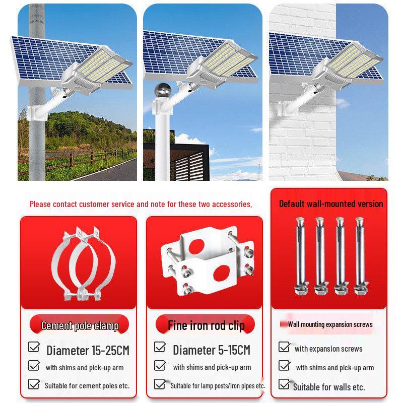 Ultra-Bright 2025 Solar Outdoor Courtyard Light - High-Power Street Lighting for Rural Homes