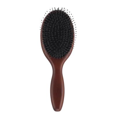 Wooden Hair Brush Reduce Frizz Anti Static Massage Scalp Promote Circulation Paddle Detangling