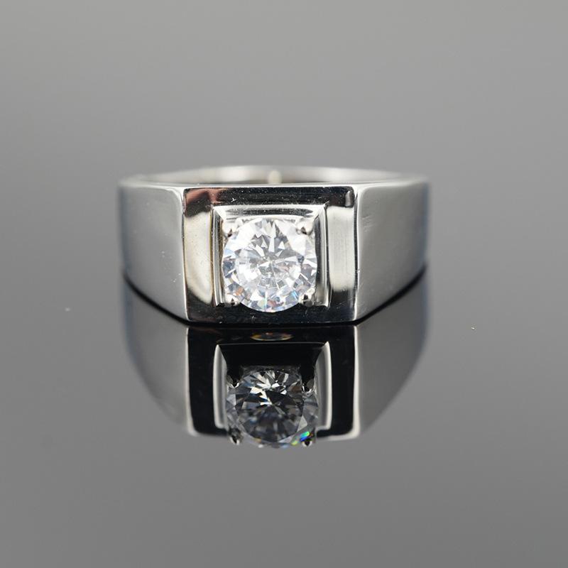 

Jewelry Men s and Women s Rings, Wedding Rings, Domineering Classic Couple Diamond Rings, Japanese and Korean Simple Light Luxury Plain Rings 2026 No. 7