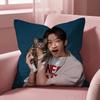 GORĄCY-KPOP B-Bang'S C-Chan'S Poszewka na poduszkę typu cushion Wielofunkcyjna poszewka na poduszkę do domu i samochodu - Dwustronna, Miękka i Trwała do codziennego użytku
