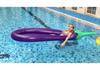 Large Purple Inflatable Eggplant Float with Net Lounger