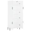 Highboard White 69.5 x 34 x 180 cm Particleboard