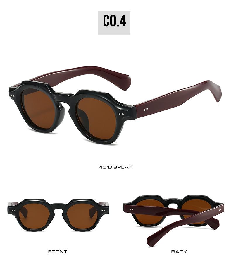 

Latest Stylish Oval Sunglasses Retro Polygonal Frame Sun Eyewear Retro Designer Driving Sun Eyewear UV Protection 400 Protection Eyewear