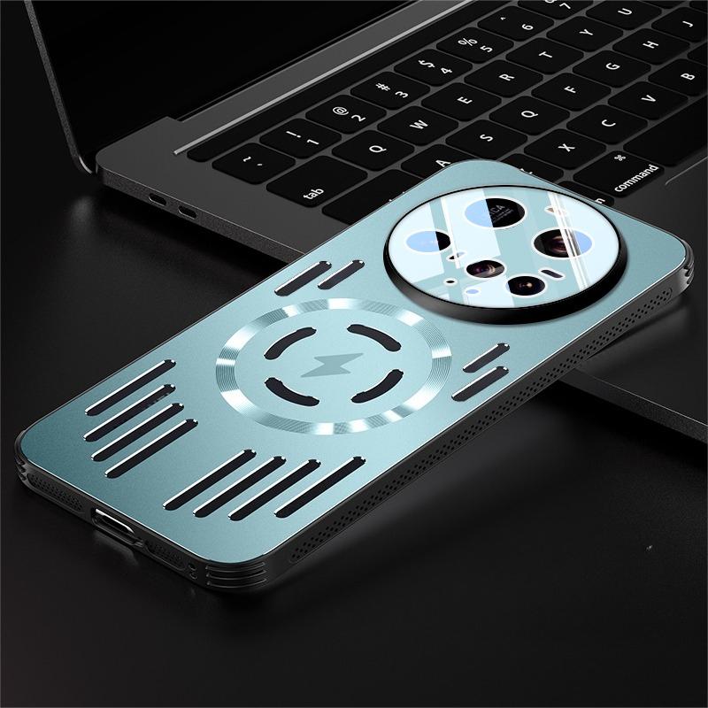 Metalowe magnetyczne etui z odprowadzaniem ciepła do Xiaomi 15 Ultra 15Pro Mi 14 Pro 13 Pro Odporne na wstrząsy zderzak ze stopu aluminium Twarda osłona