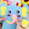 Non-woven Hand Puppets Plastic DIY Crafts Toys DIY Animal Toys Kindergarten Teaching Tools  Kids