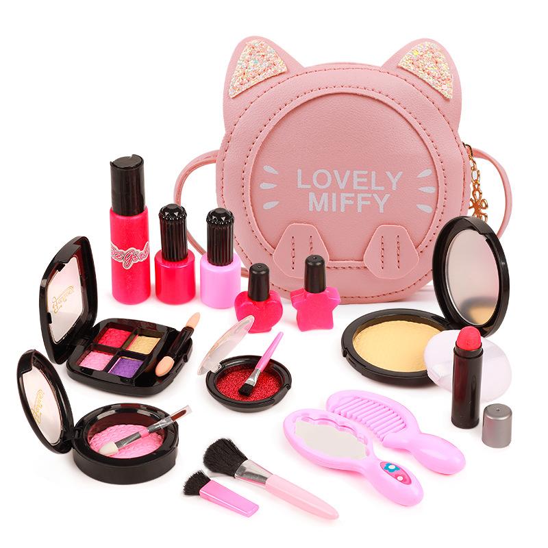 Children'S Cosmetics Girls Dressing Toys Simulation Playing House Princess Makeup Handbag Accessories Set