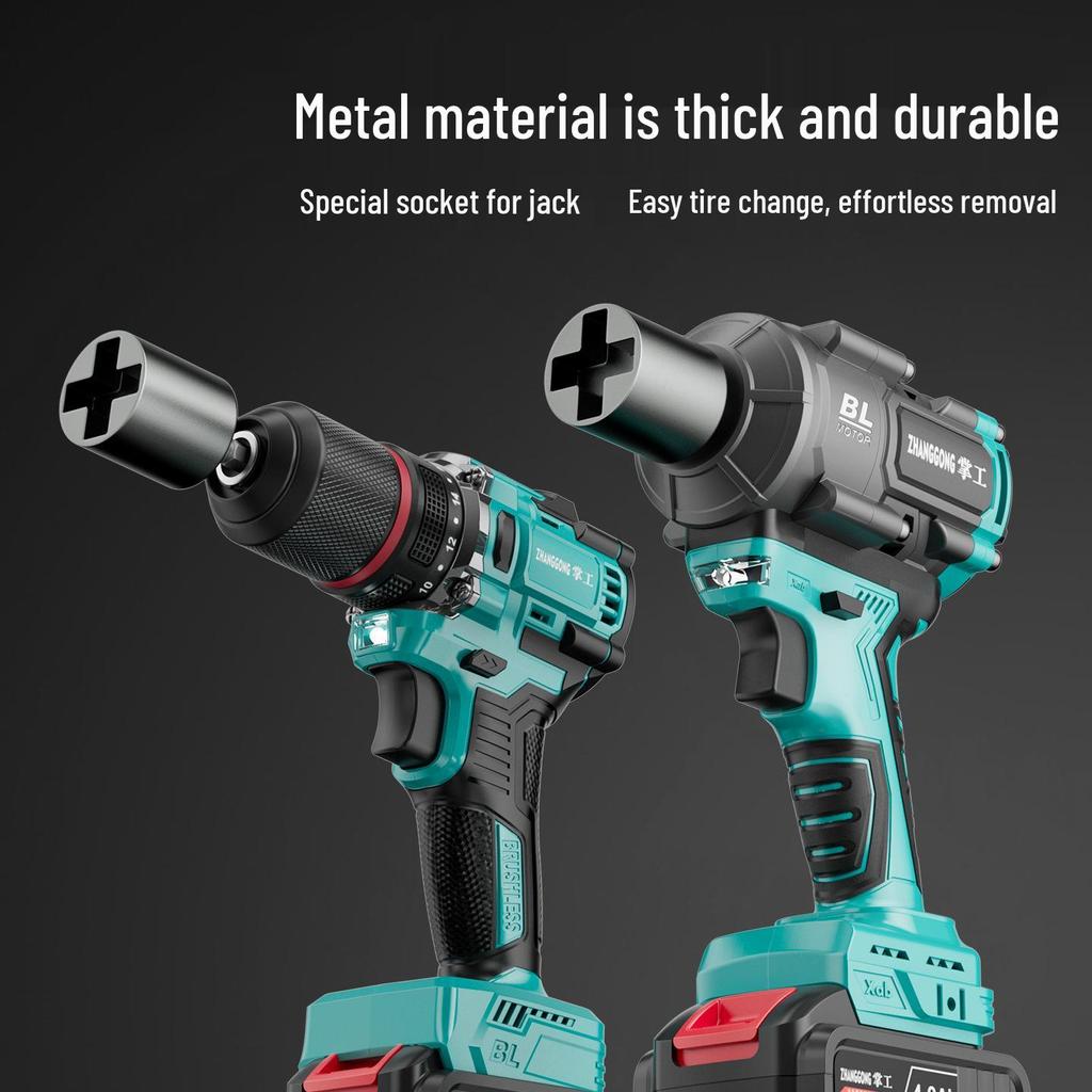 Effort-Saving Hydraulic Jack Socket Adapter for Electric Wrench