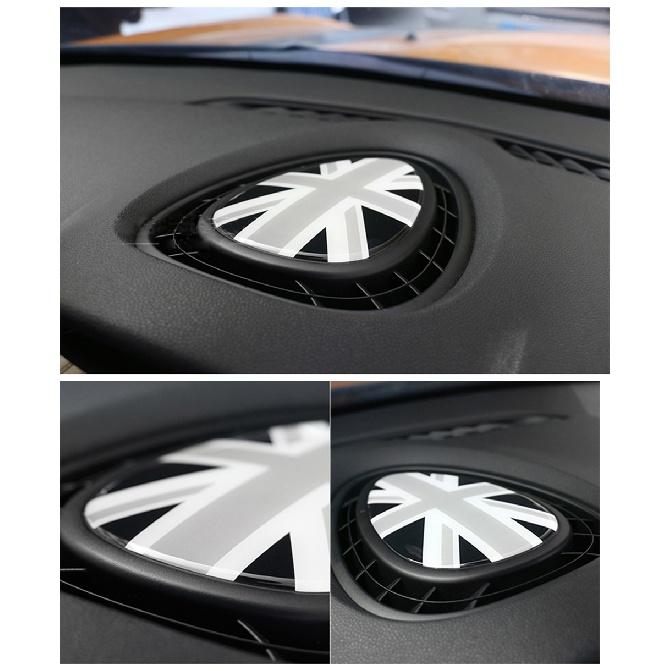 Auto Epoxy Aufkleber 3D Union Jack Dashboard AC Vent Outlet Aufkleber Für Mini Cooper S Clubman F54 F55 F56 Innen