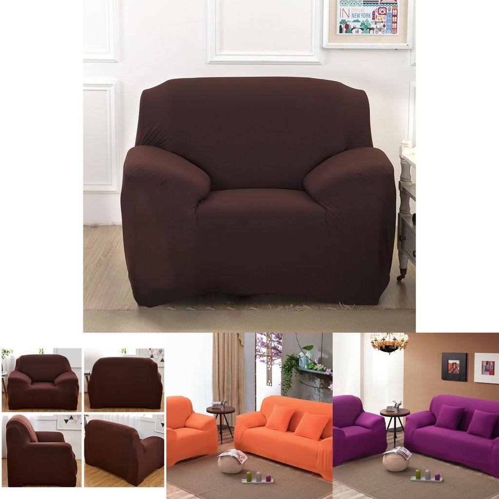 Premium Stretch Chair Sofa Covers Elastic Slipcover Protector For 1 To 4 Seater Sofas