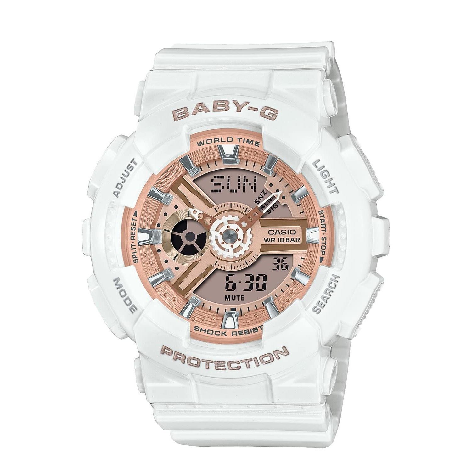 Casio Wristwatch Baby-G BA-110X-7A1JF Ladies White Pink