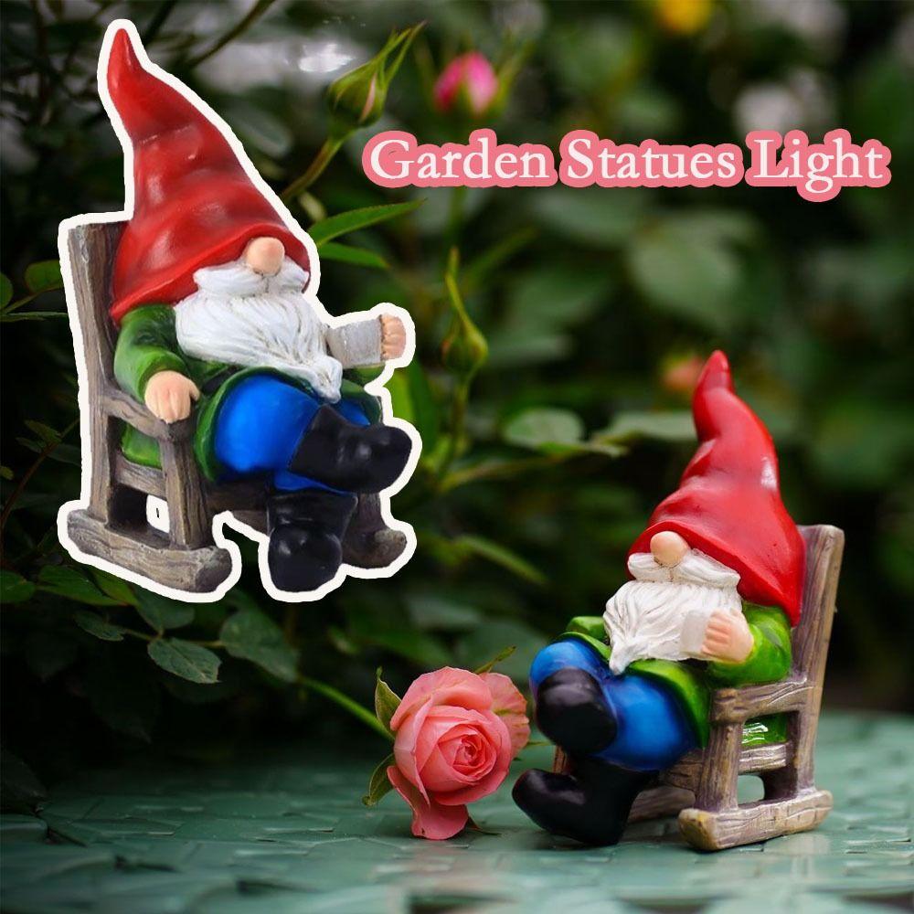 

Garden Crafts Garden Statues Light Resin Dwarf Elf Statue Ornament Christmas
