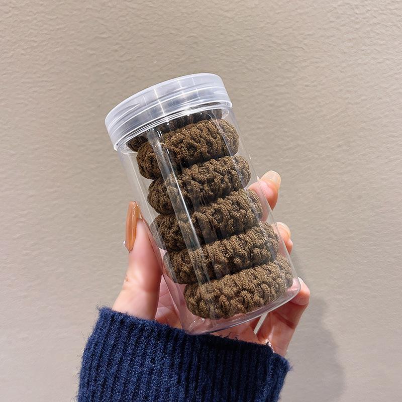 

Милая повязка на голову в виде шарика осень/зима: Женская эластичная бесшовная резинка для волос, модный аксессуар для конского хвоста. F1234