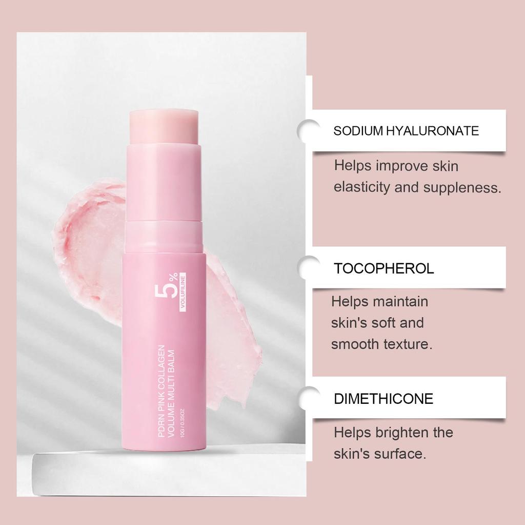 AMZ Moisturizing Face Stick Creamy Texture For Face Neck Lips Makeup Primer Natural Lasting Hydrating Skin Balm 1PC