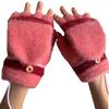 Heated Gloves Electric Gloves for Men Women Half Finger Heating Hand Warmer Winter Gloves for Office Work