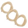 3Pcs Horse Hair for Violin Natural White Replacement Musical Accessories for Viola/Cello