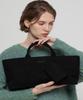 Jmarknewyork Layla Suede Tote Bag - Black