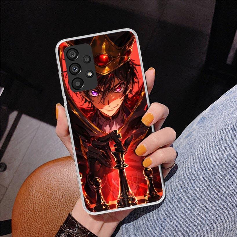 Code Geass Anime Phone Case For Samsung Galaxy A52 A32 A22 A12 A51 A31 A50S A30S A20S A10S Note 20 Ultra 10 Plus S10 A72 A71 Gal