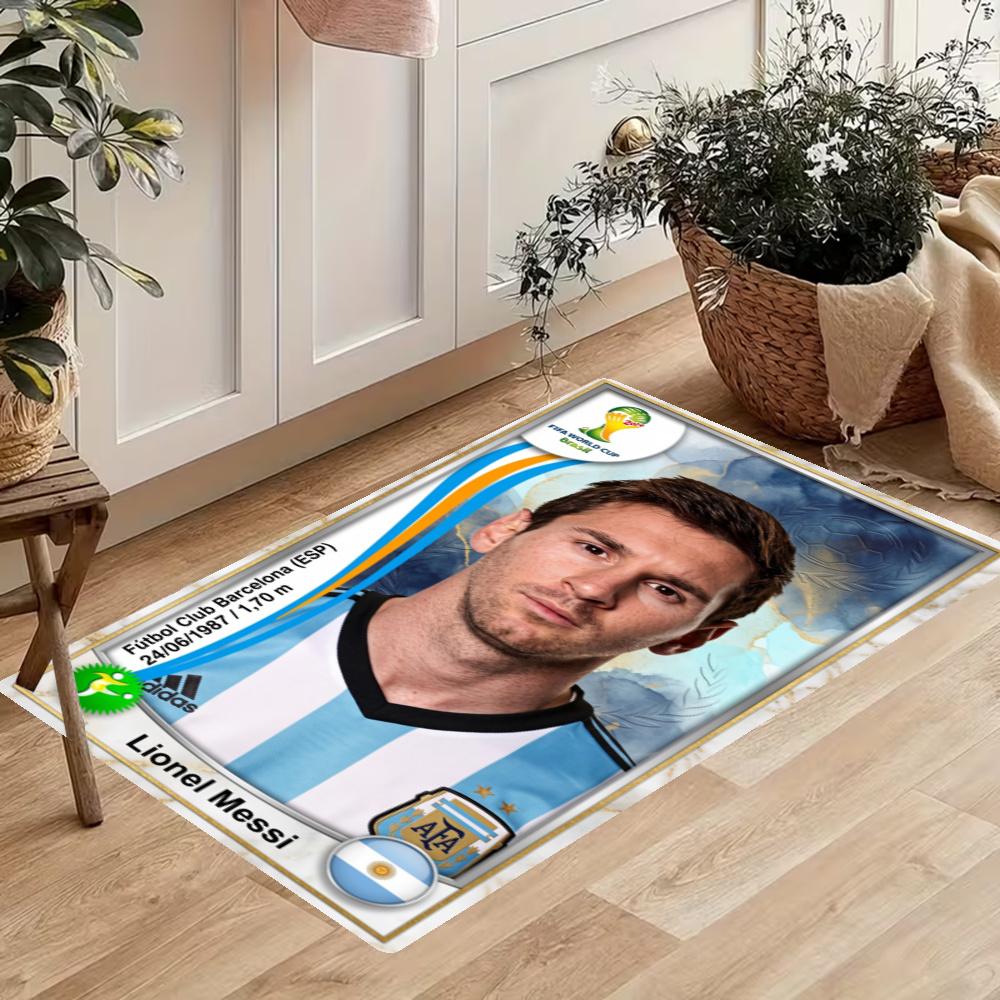 Messi Kitchen Floor Mat Long Strip Mat Antislip Machine Washable Suitable For Bathrooms Laundries Home Decoration Carpets