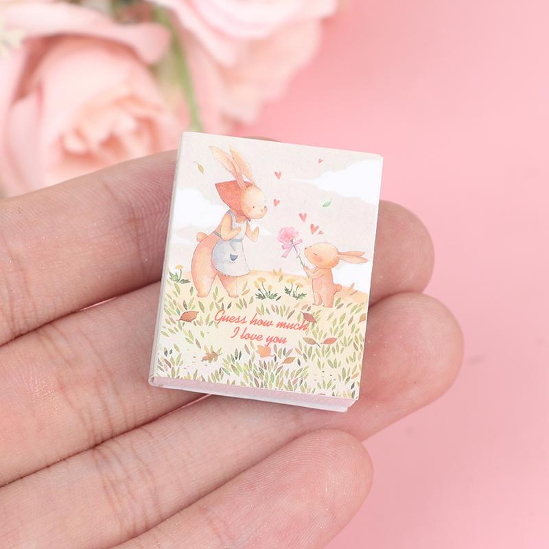 3Pcs 1/12 Dollhouse Miniature Fairy Tale Books Doll House Accessories Decor