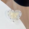 Simple Shell Pattern Colored Bow Mobile Phone Airbag Bracket Wind Ring Girl Small Gift
