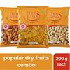 Mai Rasoi Dry Fruits Combo Pack Almonds Cashews Raisins Premium Healthy Snack Mix Fresh Crunchy Nuts 200 Gm xPack Of 3