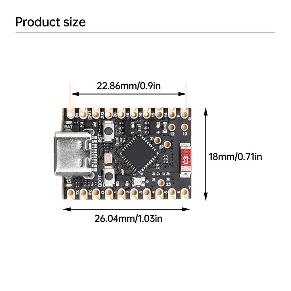 ESP11-C6 Development Board Modules Mini WiFi BT Bluetooth Module Single-Core RISC-V 11-bit Processor 161MHz Supmer Mini