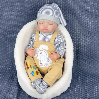 50CM Yıkanabilir Gerçekçi Yumuşak El Boyalı Simülasyon Bebek Yeniden Doğan Bebek Çocuklar Eşlik Eden Oyun Bebeği